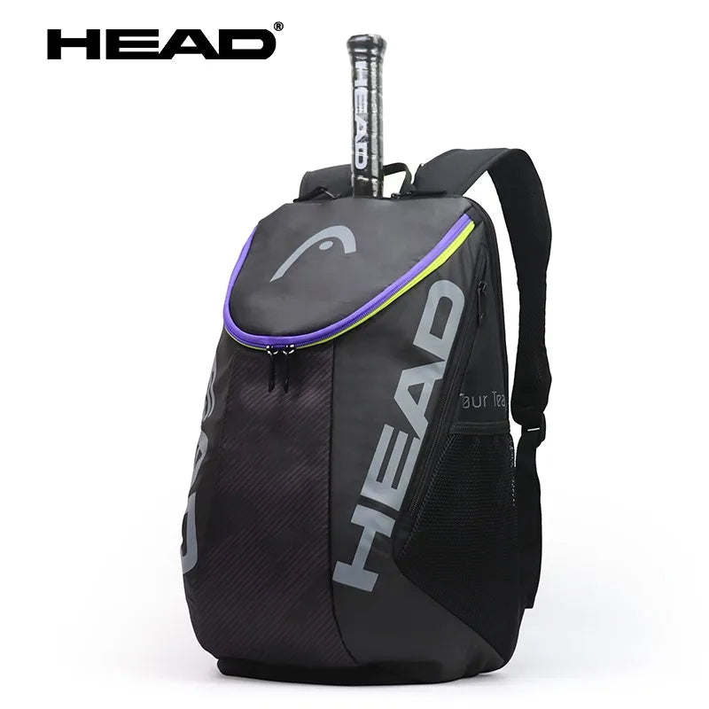 HEAD Tennis Backpack Men's and Women's Sports Bag Badminton Backpack Independent Shoe Compartment