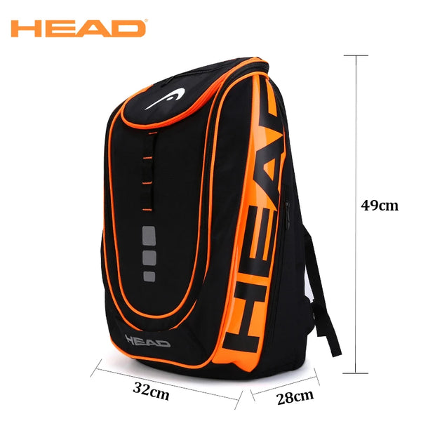 HEAD Tennis Backpack Outdoor Sport Bag Tennis Racket Bag Raqueta Tenis Backpack Original Tennis Backpack With Shoe Compartment