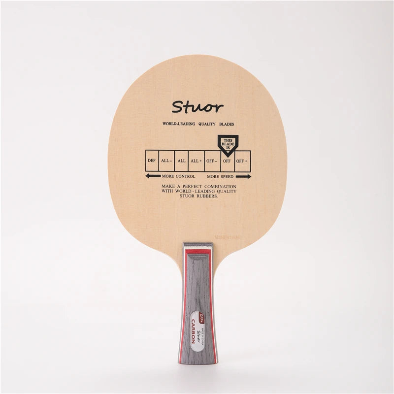 Stuor  Table Tennis Blade  Hinoki Wood  Ping Pong Racket 5 Layers With Built-in Carbon Fiber Paddle Racket for Fast Attack