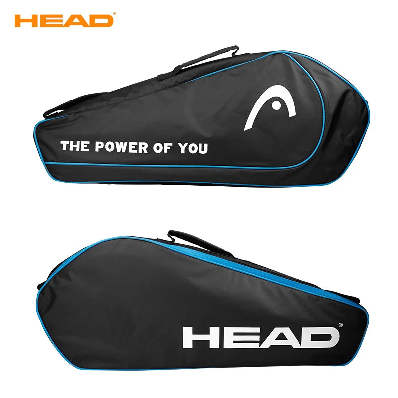 HEAD Tennis Racket Bag 3 Pack Training Sport Competition Shoulder Hand Bag Handbag Squash Badminton Raquete De Padel Storage Bag