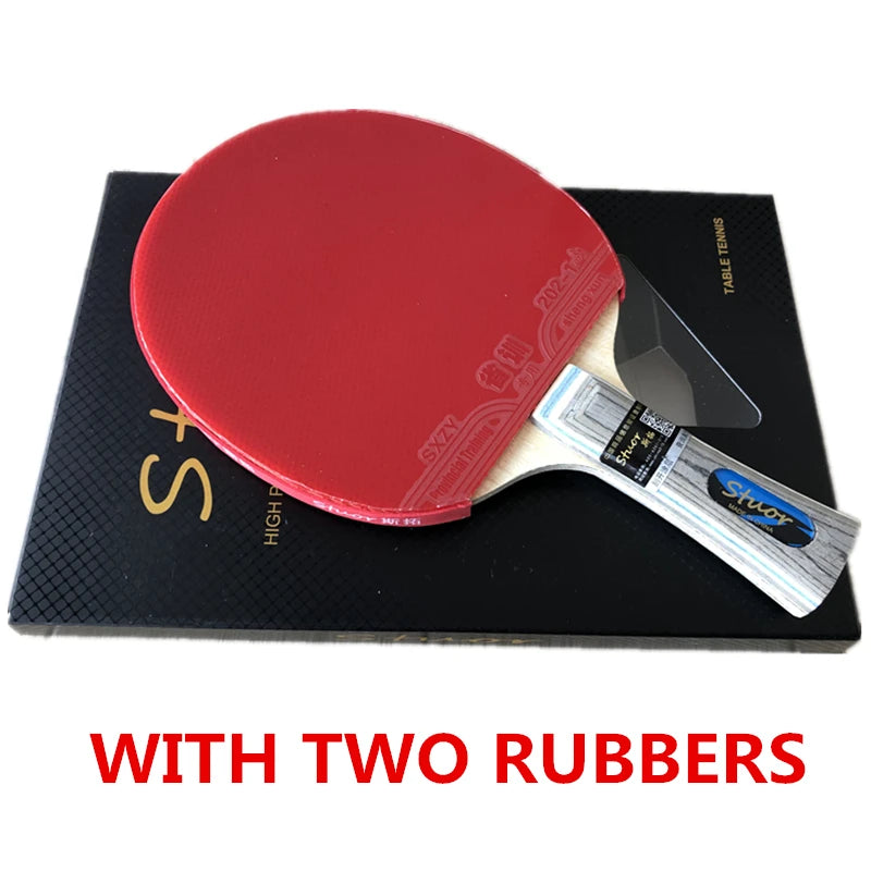 Stuor 7Ply  Carbon Fiber Table Tennis Blade Lightweight Ping Pong Racket Blade Table Tennis Accessories Table Tennis Bat