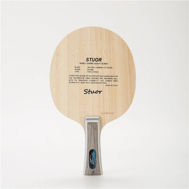 Stuor 7Ply  Carbon Fiber Table Tennis Blade Lightweight Ping Pong Racket Blade Table Tennis Accessories Table Tennis Bat