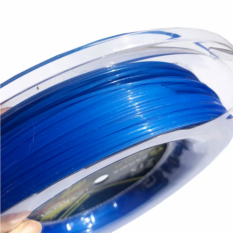 1 Reel ZARSIA Hexagon Tennis Strings Durable Hex Polyester Tennis Racket String 1.23MM 200M Big Banger Blue String