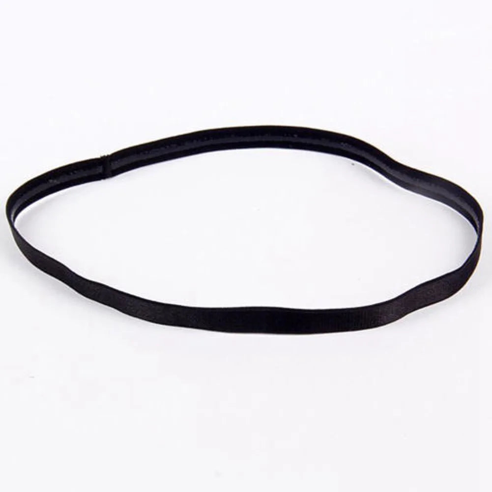 9 Colors Women Men Yoga Hair Bands Sports Headband Anti-slip Elastic Rubber Sweatband Football Yoga  Biking