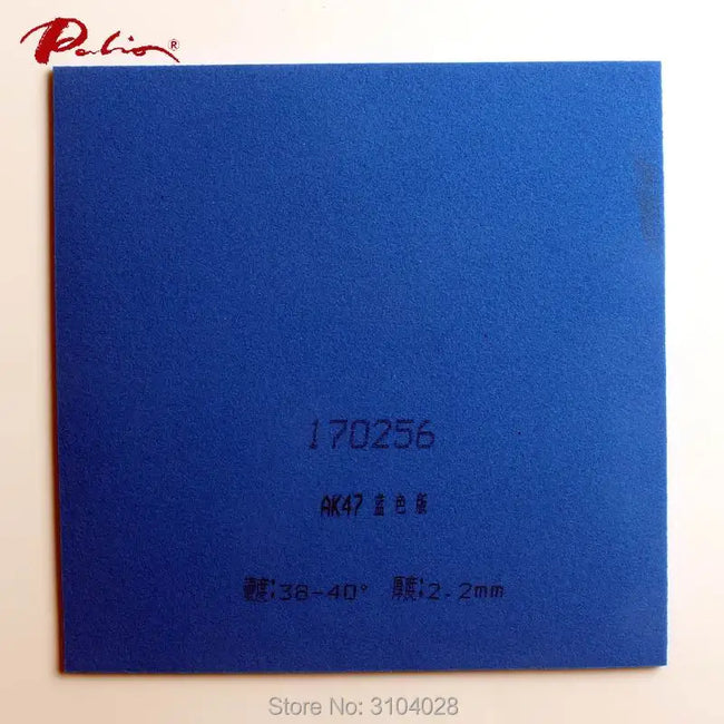 Palio official 40+ blue Ak47 table tennis rubber blue sponge for loop and fast attack new style for racquet game ping pong