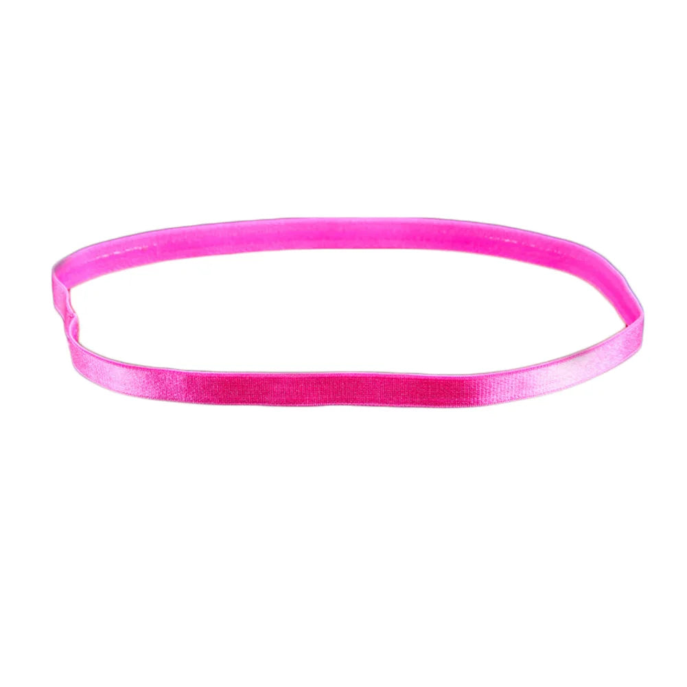 9 Colors Women Men Yoga Hair Bands Sports Headband Anti-slip Elastic Rubber Sweatband Football Yoga  Biking