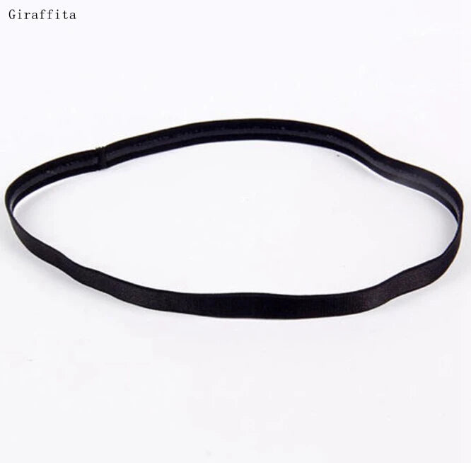 9 Colors Women Men Yoga Hair Bands Sports Headband Anti-slip Elastic Rubber Sweatband Football Yoga  Biking