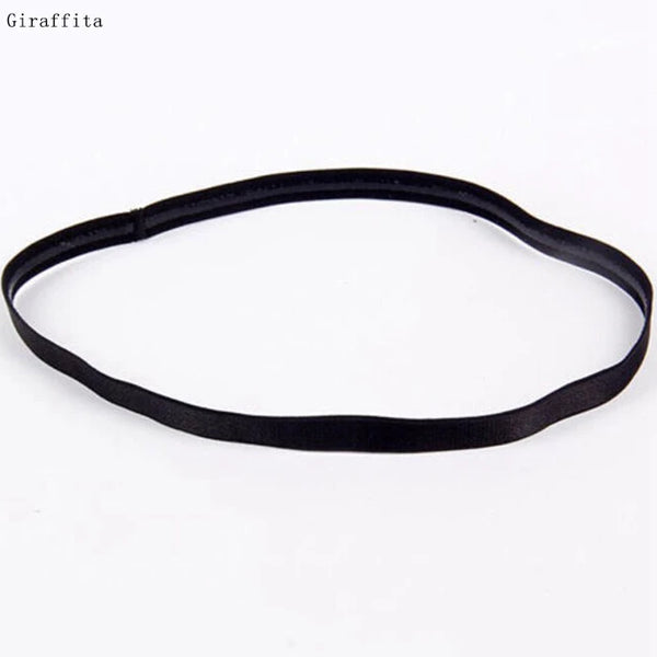 9 Colors Women Men Yoga Hair Bands Sports Headband Anti-slip Elastic Rubber Sweatband Football Yoga  Biking