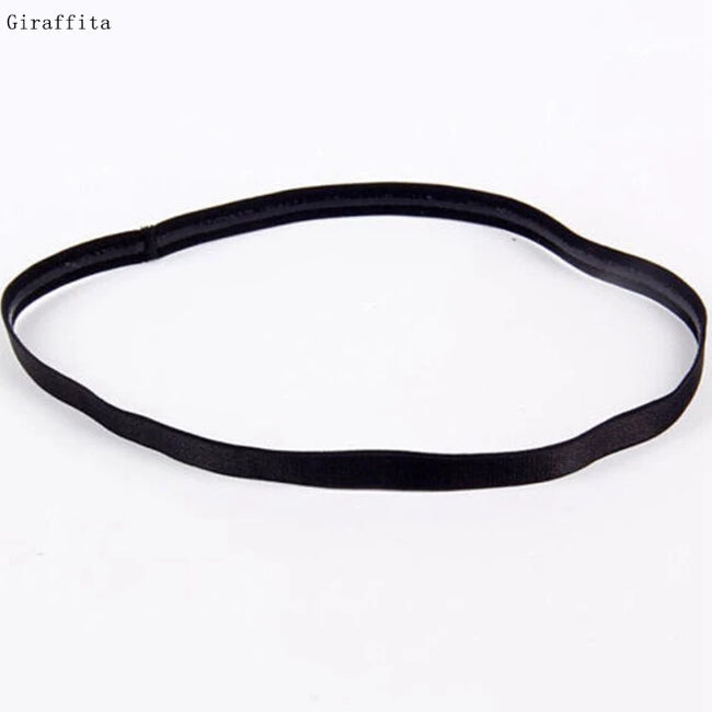 9 Colors Women Men Yoga Hair Bands Sports Headband Anti-slip Elastic Rubber Sweatband Football Yoga  Biking