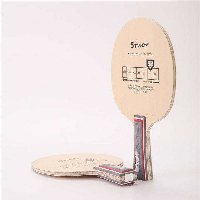 Stuor  Table Tennis Blade  Hinoki Wood  Ping Pong Racket 5 Layers With Built-in Carbon Fiber Paddle Racket for Fast Attack