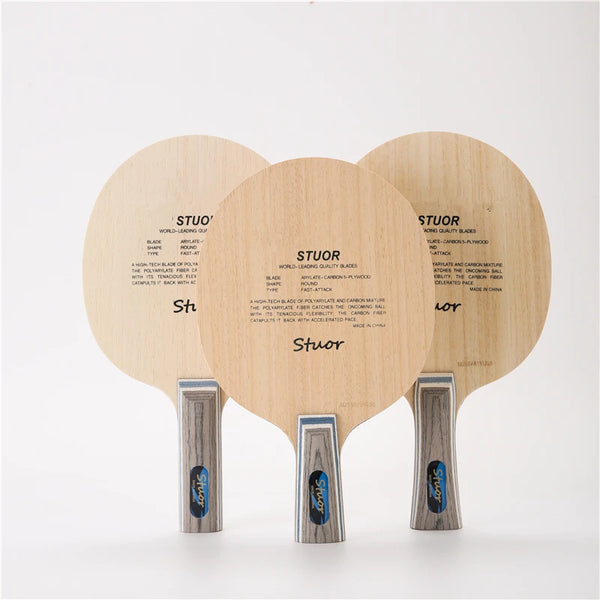 Stuor 7Ply  Carbon Fiber Table Tennis Blade Lightweight Ping Pong Racket Blade Table Tennis Accessories Table Tennis Bat