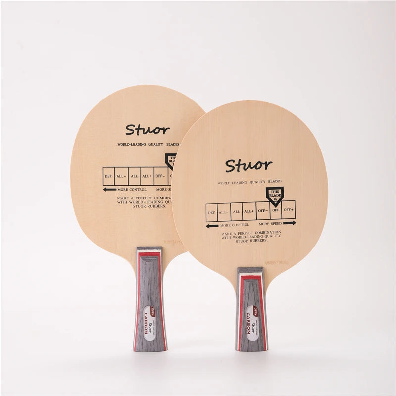 Stuor  Table Tennis Blade  Hinoki Wood  Ping Pong Racket 5 Layers With Built-in Carbon Fiber Paddle Racket for Fast Attack