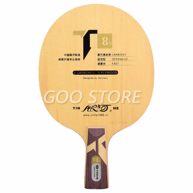 Genuine yinhe Galaxy T-8S T8S Table Tennis Blade (T8s,5wood + 2 carbokev) Ping Pong Racket Base Raquete Ping Pong