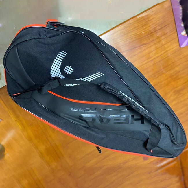 HEAD Tennis Racket Bag Sports Bag Large Capacity 6-9 Racquets Men Women Badminton Bag Tennis Racket Backpack Tenis Squash Padel