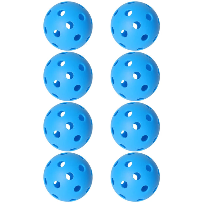 JIKEGO Pickleball Balls Outdoor 40 Holes 8 12 16 Packs 25g PE Pickleballs Competition Training Indoor 26 Holes Yellow