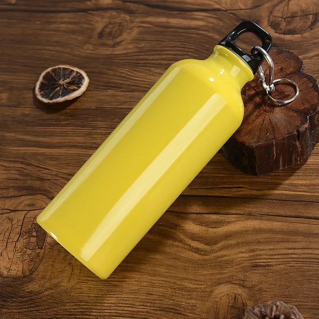 Alloy Sport Water Bottle 500ml Hiking Camping Cycling Water Bottle Kettle with Buckle