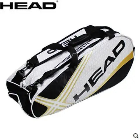 Original HEAD Tennis Squash Racket Backpack 6-7 Large Capacity Tennis Badminton Racket Bag Men Raquete De Tenis Padel Racket Bag