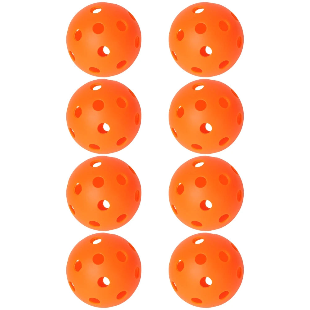 JIKEGO Pickleball Balls Outdoor 40 Holes 8 12 16 Packs 25g PE Pickleballs Competition Training Indoor 26 Holes Yellow