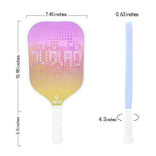 New Design Carbon Fiber Pickleball Paddle Polypropylene Hybrid Honeycomb Core