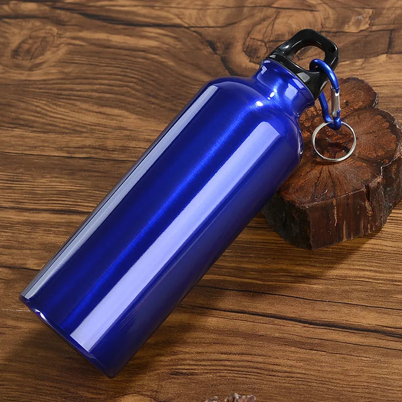 Alloy Sport Water Bottle 500ml Hiking Camping Cycling Water Bottle Kettle with Buckle