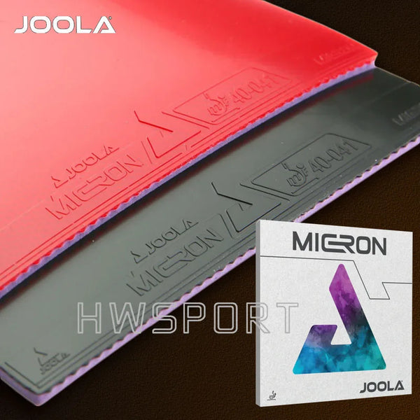 JOOLA Micron Table Tennis Rubber Brand New Sticky Offensive Loop Ping Pong Rubber with Sturdy Sponge