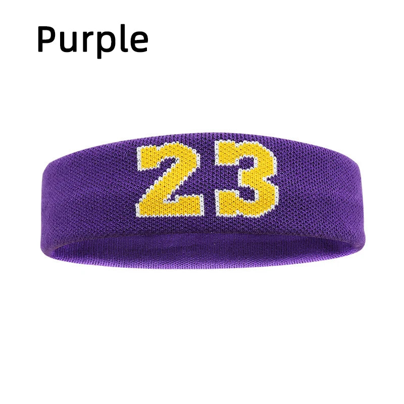 1Pcs Cotton Sports Headband Elastic Antiperspirant Sweatband Protection Basketball Tennis Adult Kids Gym Fitness Sweat Hair Band