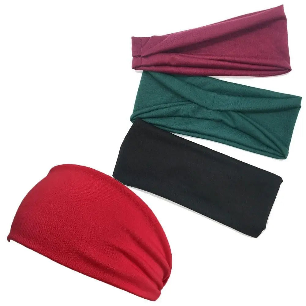 Absorbent Cycling Yoga Sport Sweat Headband For Men and Women Yoga Hair Bands Head Sweat Bands Sports Running Safety Sweatband