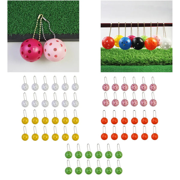 12Pcs Pickleball Keychain Hanging Toy Creative Portable Pickleball Ornament for Luggage Tags Backpack Handbag Wallet Accessories