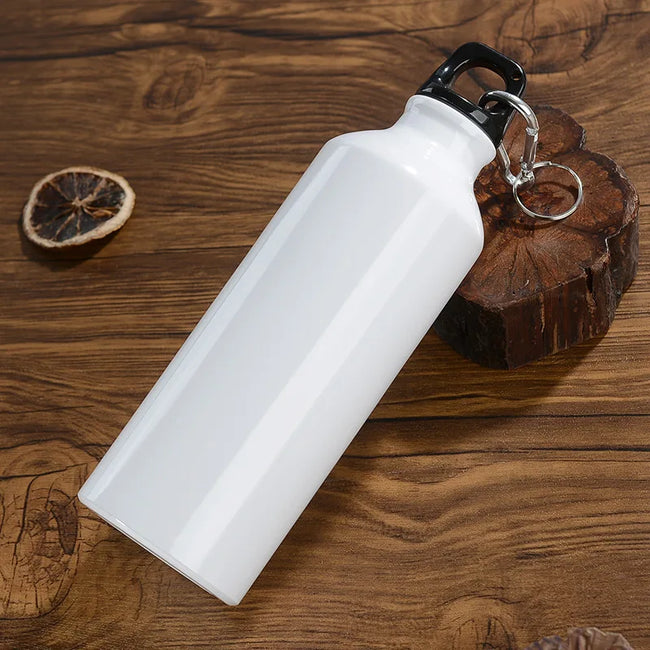 Alloy Sport Water Bottle 500ml Hiking Camping Cycling Water Bottle Kettle with Buckle