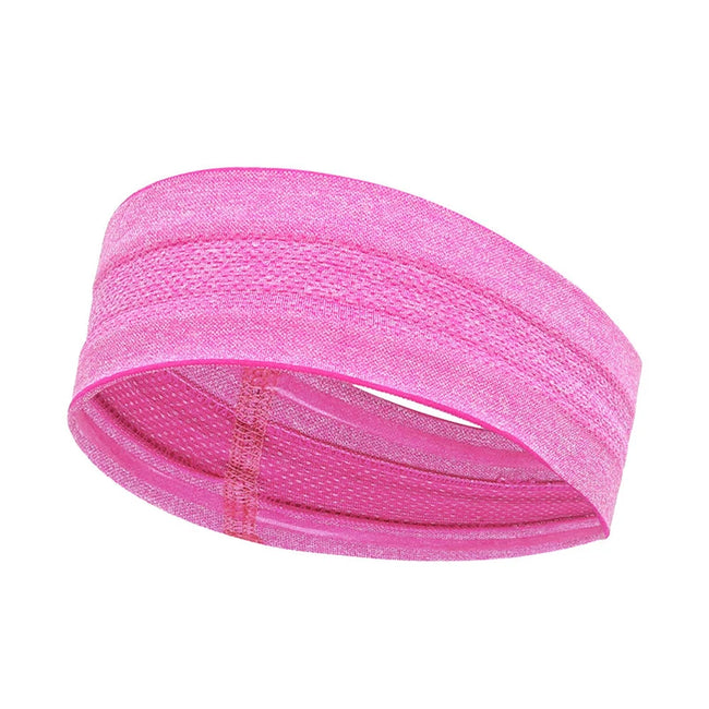 1 Pc Women Men Sweatband Headband Sports Yoga Gym Running Stretch Hair Head Band Cycling Wide Head Prevent Fitness Sweat Band