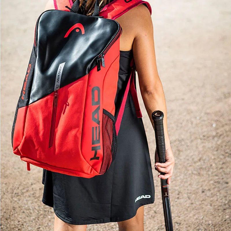 HEAD Tennis Backpack Men's and Women's Sports Bag Badminton Backpack Independent Shoe Compartment