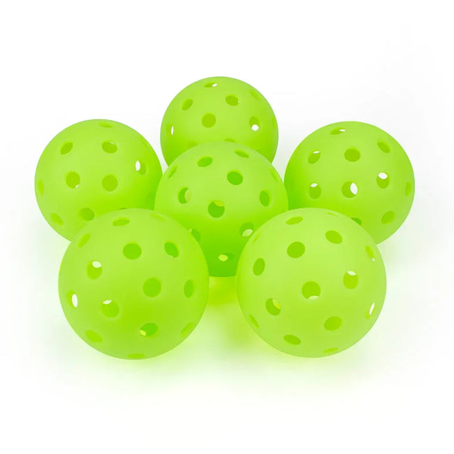 Pickleball 74MM Durable 40 Holes Outdoor 6/12/24Pcs Pickleballs 26g Outdoor for Competition pickleball Packs of Pickleballs