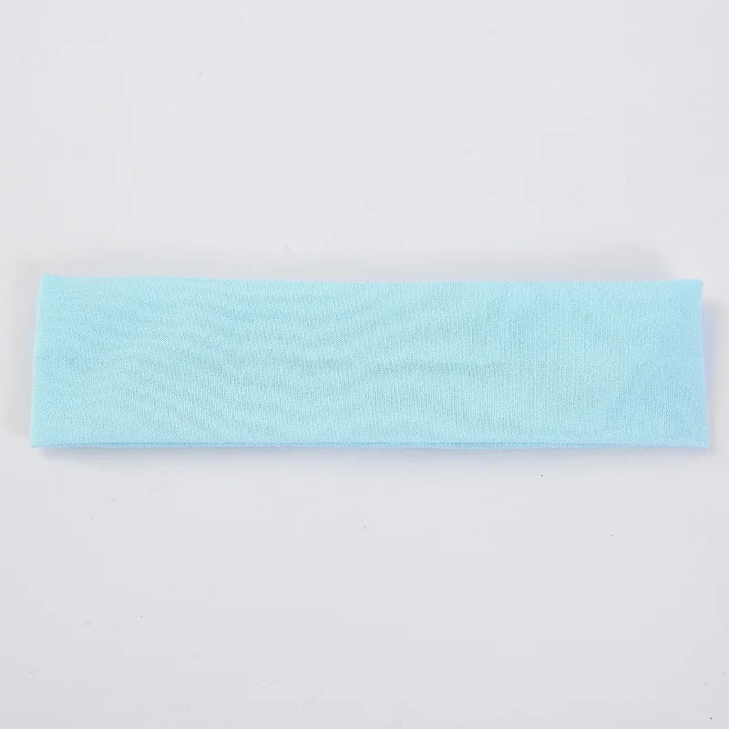 5/10Pcs/Set Sport Yoga Headbands Unisex Fashion Soft Elastic Cotton Sweatband Yoga Stretchy Headband Hair Accessories