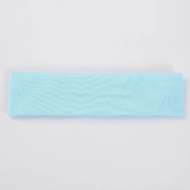 5/10Pcs/Set Sport Yoga Headbands Unisex Fashion Soft Elastic Cotton Sweatband Yoga Stretchy Headband Hair Accessories