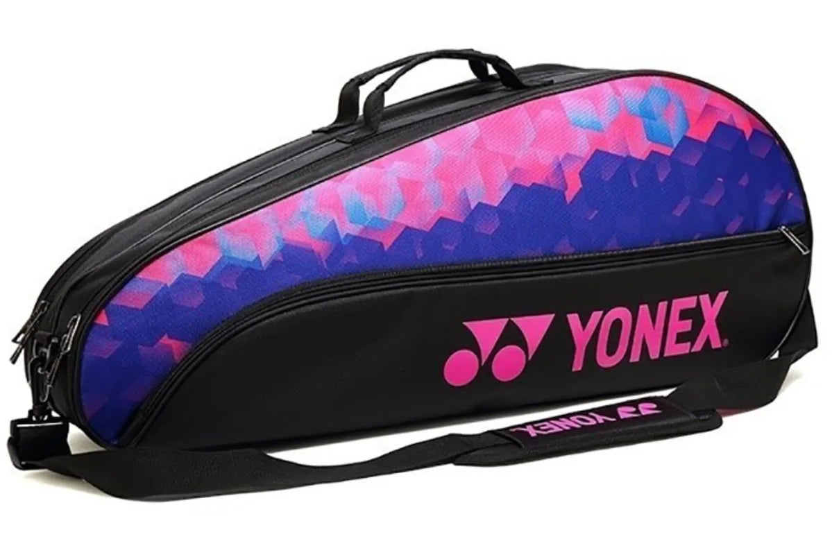 YONEX New Large Shoulder Badminton Bag 3-shot Portable Men's and Women's Sports Tennis Bag Handbag High Quality And Durable