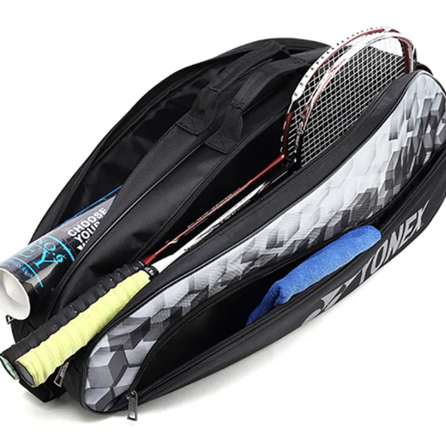 YONEX New Large Shoulder Badminton Bag 3-shot Portable Men's and Women's Sports Tennis Bag Handbag High Quality And Durable