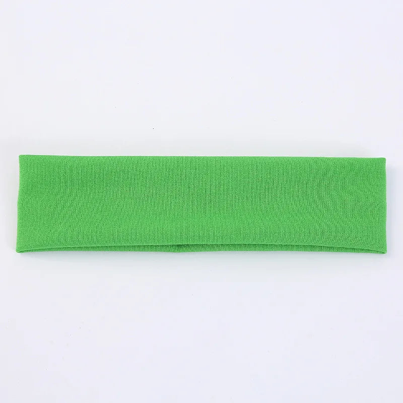 5/10Pcs/Set Sport Yoga Headbands Unisex Fashion Soft Elastic Cotton Sweatband Yoga Stretchy Headband Hair Accessories