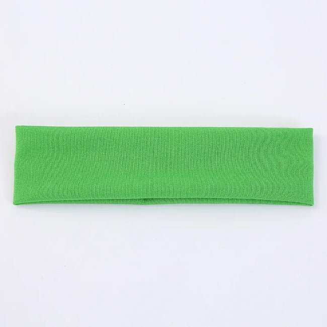 5/10Pcs/Set Sport Yoga Headbands Unisex Fashion Soft Elastic Cotton Sweatband Yoga Stretchy Headband Hair Accessories