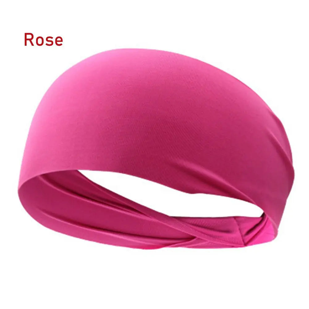 Absorbent Cycling Yoga Sport Sweat Headband For Men and Women Yoga Hair Bands Head Sweat Bands Sports Running Safety Sweatband