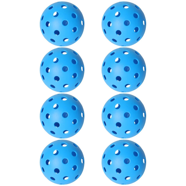 JIKEGO Pickleball Balls Outdoor 40 Holes 8 12 16 Packs 25g PE Pickleballs Competition Training Indoor 26 Holes Yellow