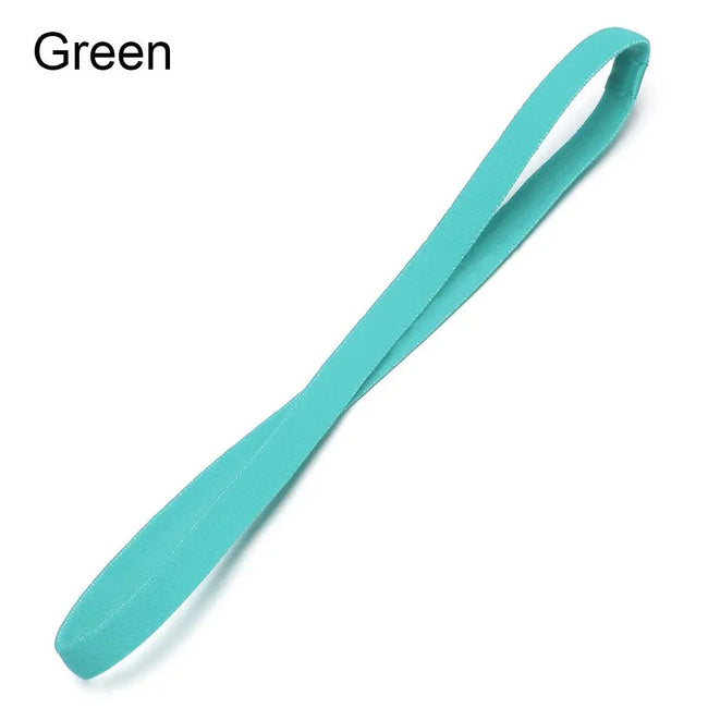 1PC Candy Color Women Men Yoga Hair Bands Sports Headband Girl Sport Anti-slip Elastic Rubber Sweatband Football Running Stretch