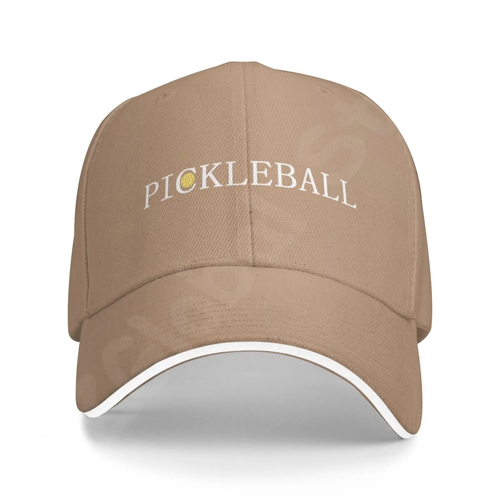 Pickleball Hat for Mens Womens Baseball Hat Adjustable Outdoor Logo Cap Black Baseball Caps Snapback Hat