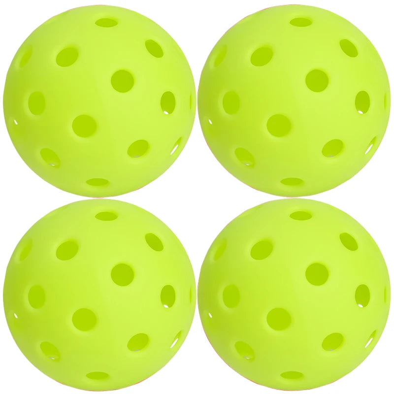 1/4pcs Pickleball Balls Pickle Ball Professional 40 Holes 74mm Adult Outdoor Practice Toy Ball Outdoor Courts Competition Ball