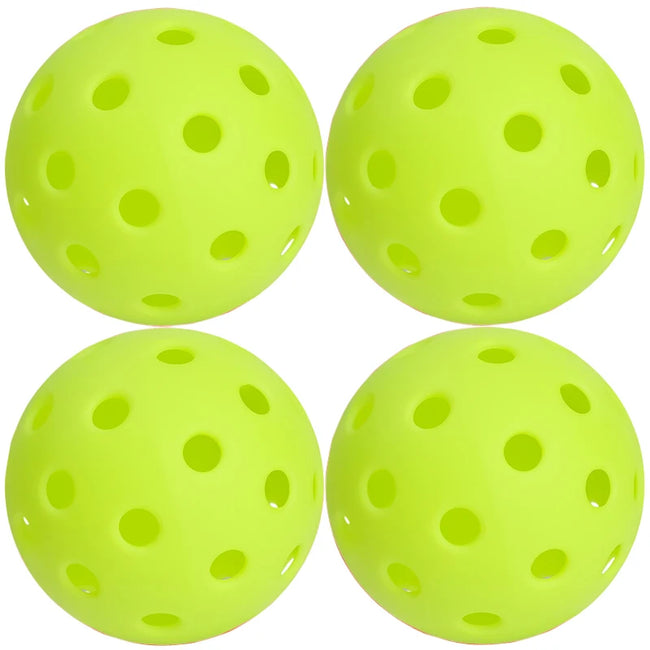 1/4pcs Pickleball Balls Pickle Ball Professional 40 Holes 74mm Adult Outdoor Practice Toy Ball Outdoor Courts Competition Ball