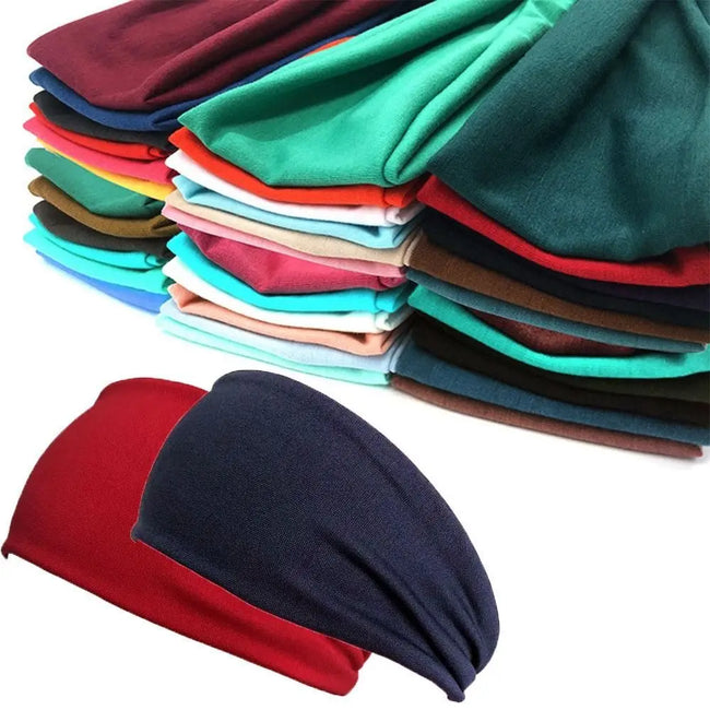 Absorbent Cycling Yoga Sport Sweat Headband For Men and Women Yoga Hair Bands Head Sweat Bands Sports Running Safety Sweatband