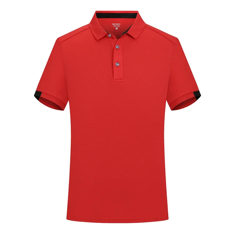 Customized Sport Polo Shirt for Men Women Quick Drying Turn Collar Blouse Golf Wear Mens Design Shirts Pickleball Horse Clothing