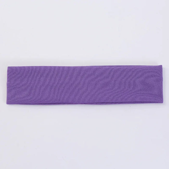 5/10Pcs/Set Sport Yoga Headbands Unisex Fashion Soft Elastic Cotton Sweatband Yoga Stretchy Headband Hair Accessories