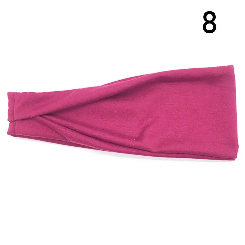 Absorbent Cycling Yoga Sport Sweat Headband For Men and Women Yoga Hair Bands Head Sweat Bands Sports Running Safety Sweatband