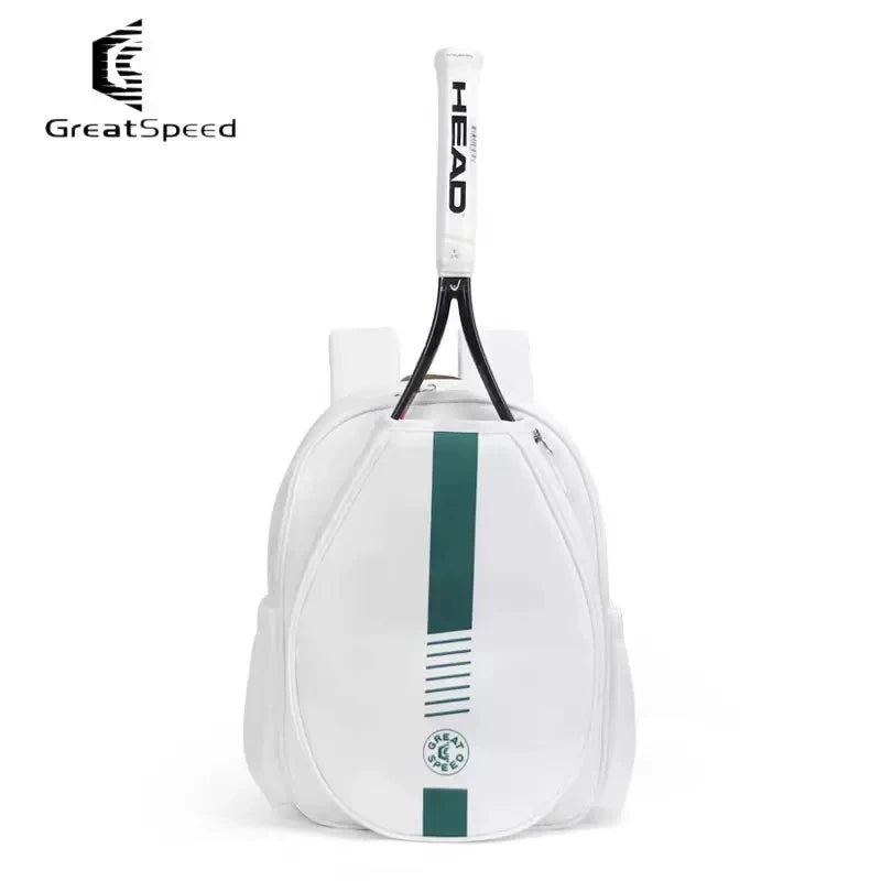 GreatSpeed 1 Piece Tennis Racket Backpack Badminton Bag Men's Women's Adult Children's Backpacks