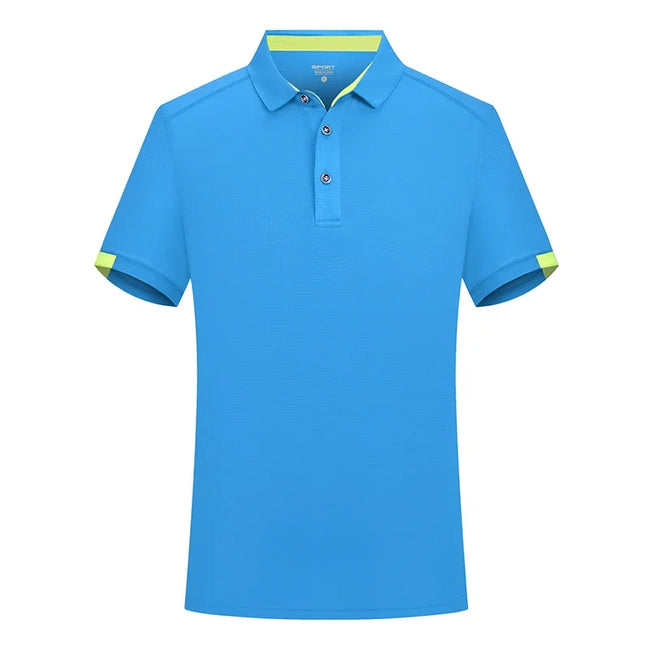 Customized Sport Polo Shirt for Men Women Quick Drying Turn Collar Blouse Golf Wear Mens Design Shirts Pickleball Horse Clothing